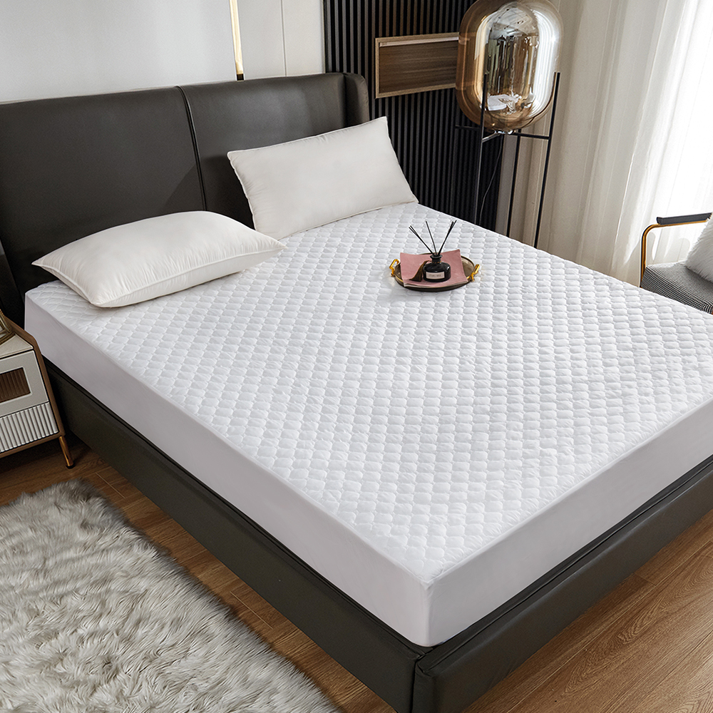 99.99% Polyester waterproof pinsonic mattress pad